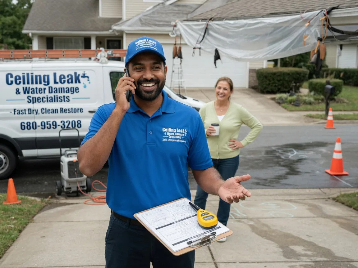 Ceiling Leak Cleanup Cloverdale, VA FAQs
